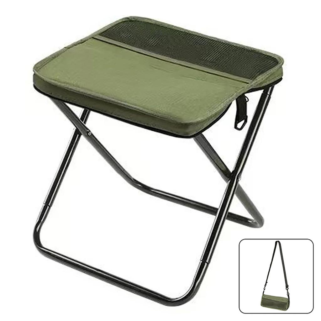 Foldable Backpack Stool Portable Folding Stool with Carry Bag Lightweight Mini Easy Carry Outdoor Chair for Travel