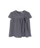 HIGH SCHOOL DISCO Check Ribbon Round Collar Blouse