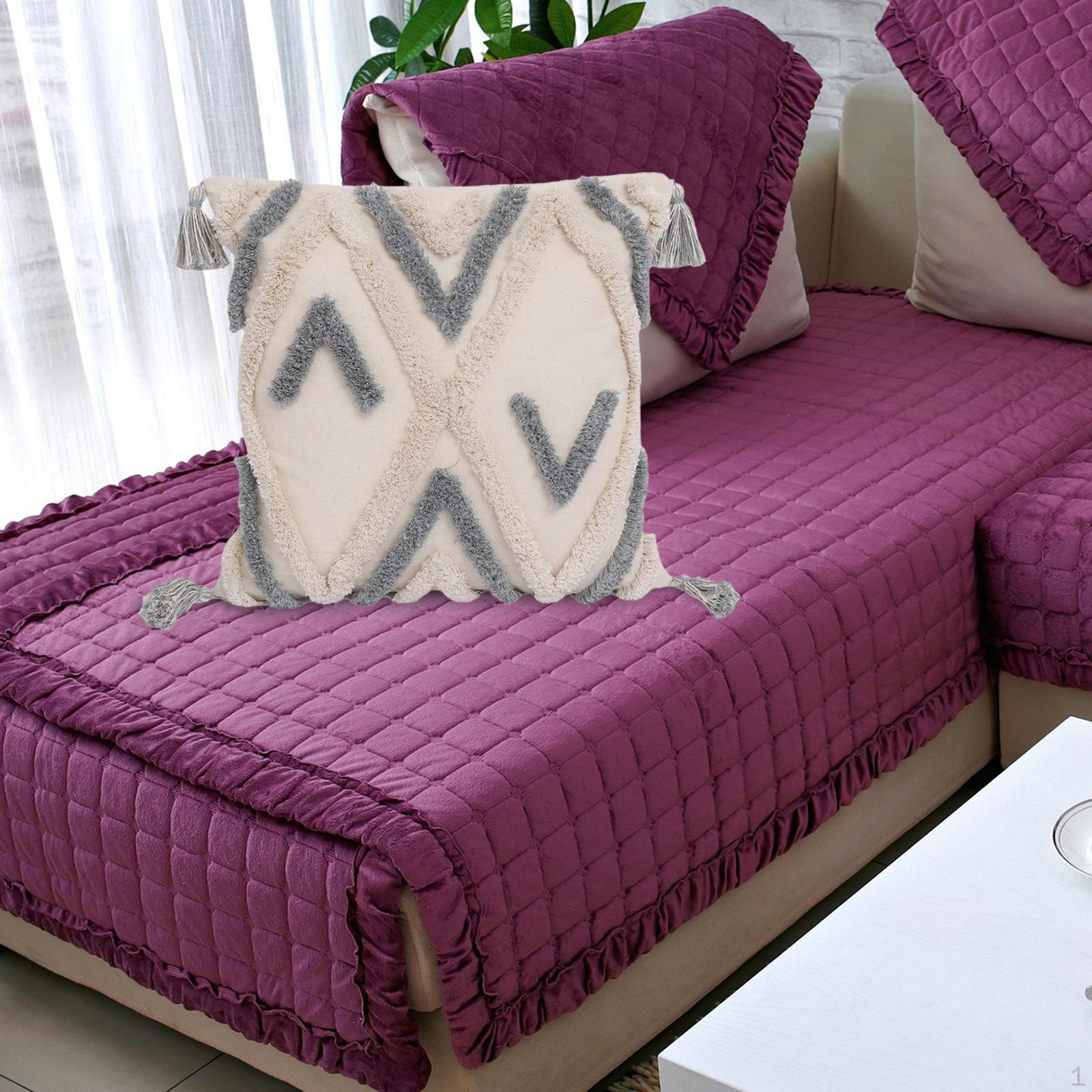 

Чехол Boho бежевый геометрический с ворсом и кисточками Decorive Bar Decorion Gray Beige 45x45cm