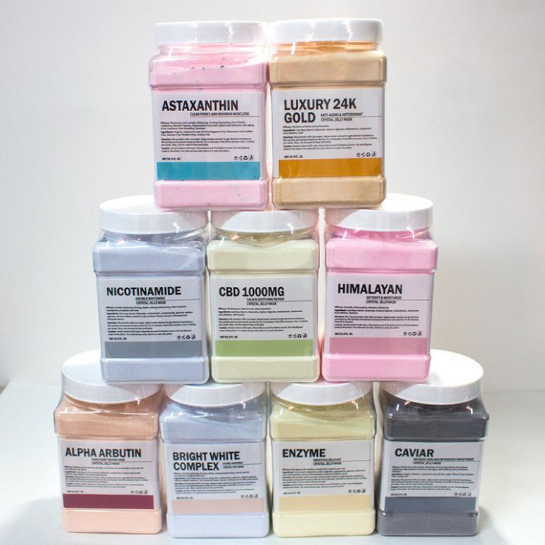 All Natural English Rose Petal Soft Mask Powder - 650g Crystal Jelly Moisturizing Formula