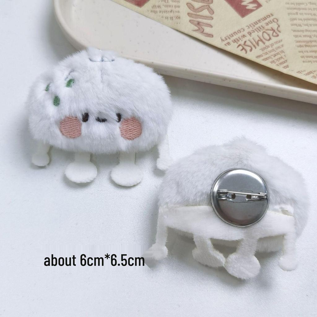 Pingente Chaveiro Pelúcia Adorável de Sushi Dumpling Desenho Animado