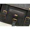 Saddlebags Saddle Panniers Motorcycle Bags Side Pouch Leather (Waxed Goat Hide)