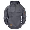 Herren Hoodie mit vielen Taschen - Utility Kapuzenpullover