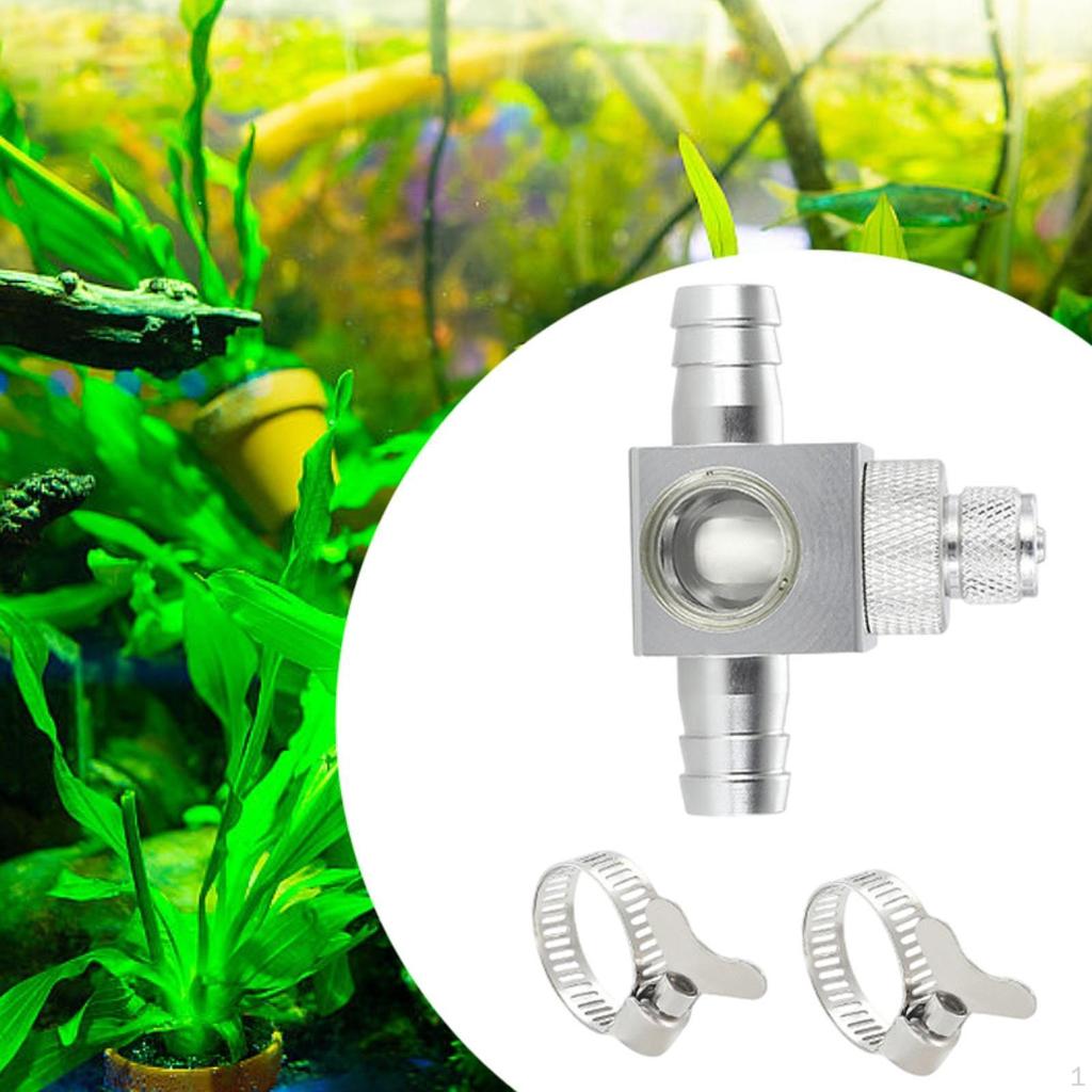 External Inline Aquarium Air Dics Silent Professional Aerator CO2 Diffuser Bubbler