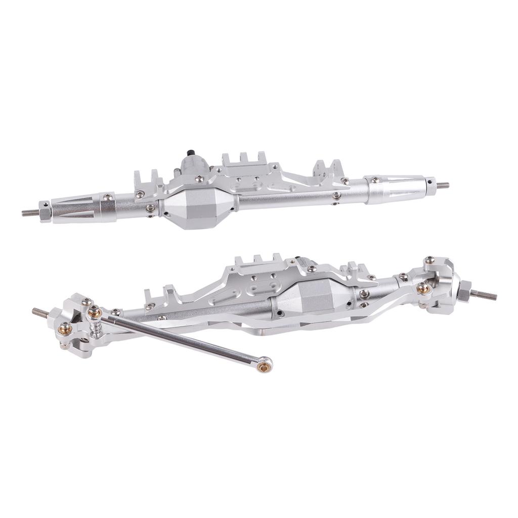 RC Front Rear Axle Replacement Parts Fit for Axial WRAITH RR10 1 10 RC Climbing CarSilver