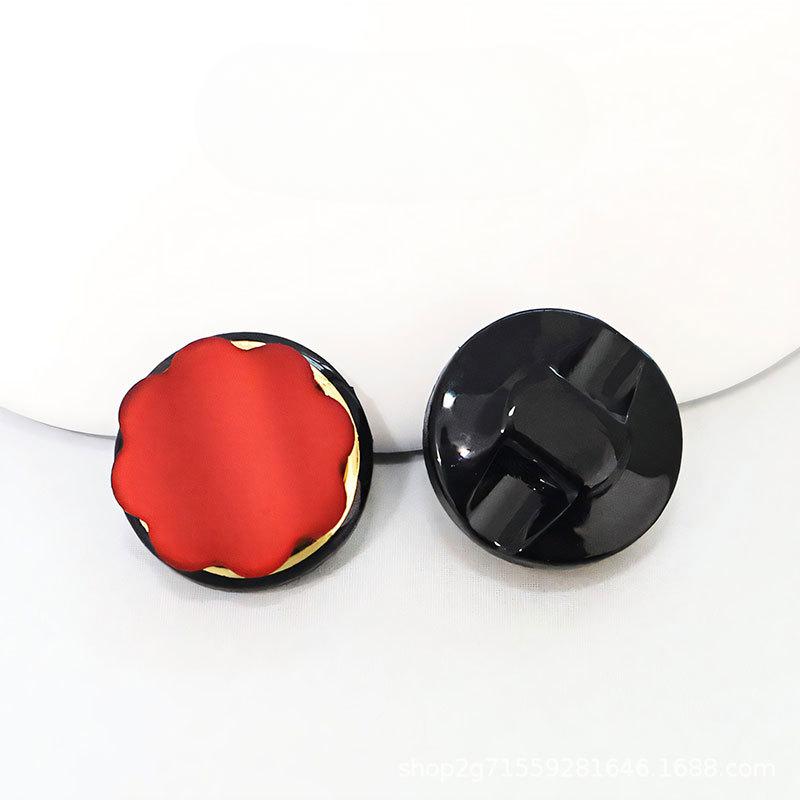 Matowy guzik z żywicy guzik do koszuli guzik do dzianinowego kardiganu swetra koszuli dziecięcy guzik kolorowy