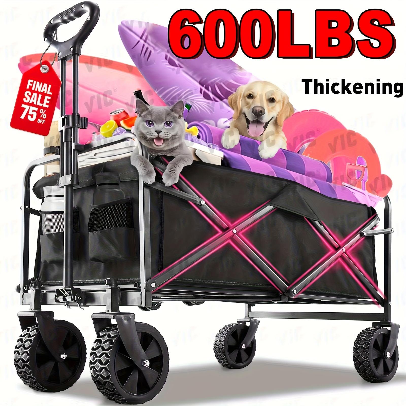 

Подростковая коляска Складная тележка на колесах - Сверхпрочная хозяйственная тележка для продуктов,