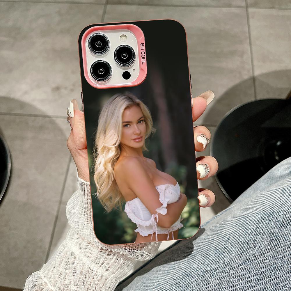Hannah Palmer Pink Translucent Mobile Phone Case for iPhone 17 16 15 14 13 12 11 X XR XS 8 7 Air Pro Max Plus Colorful Cover iPhone 15 Pro