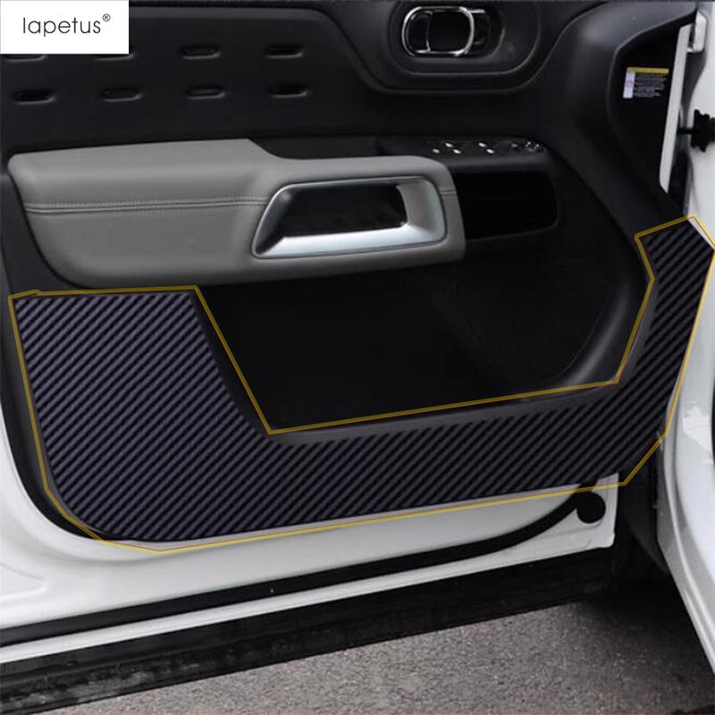 Samochód Wewnętrzne Drzwi Folia Ochronna Przed Kopnięciami Odporna Na Zarysowania Naklejki W Stylu Włókna Węglowego Akcesoria Do Citroen C5 Aircross 2018 - 2024