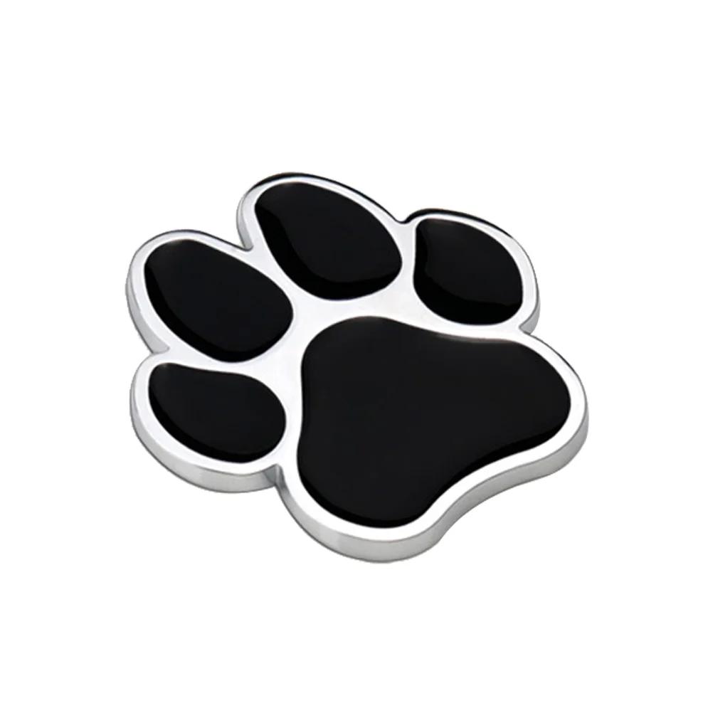 

Car Stickers Footprint Metal Dog Paw Truck Decals for Zinc Alloy Auto Decoration 6.5X6cm