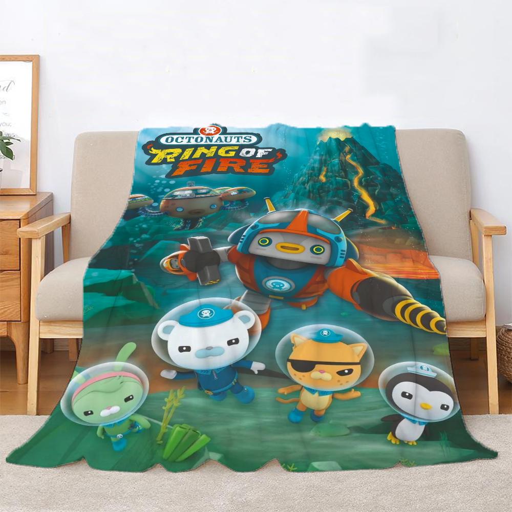 The Octonauts Thermal Blankets for Bed Blanket 150cm X 200cm Knitted Plaid Home Interior Luxury Bedding Beach Towel Throw Knee &