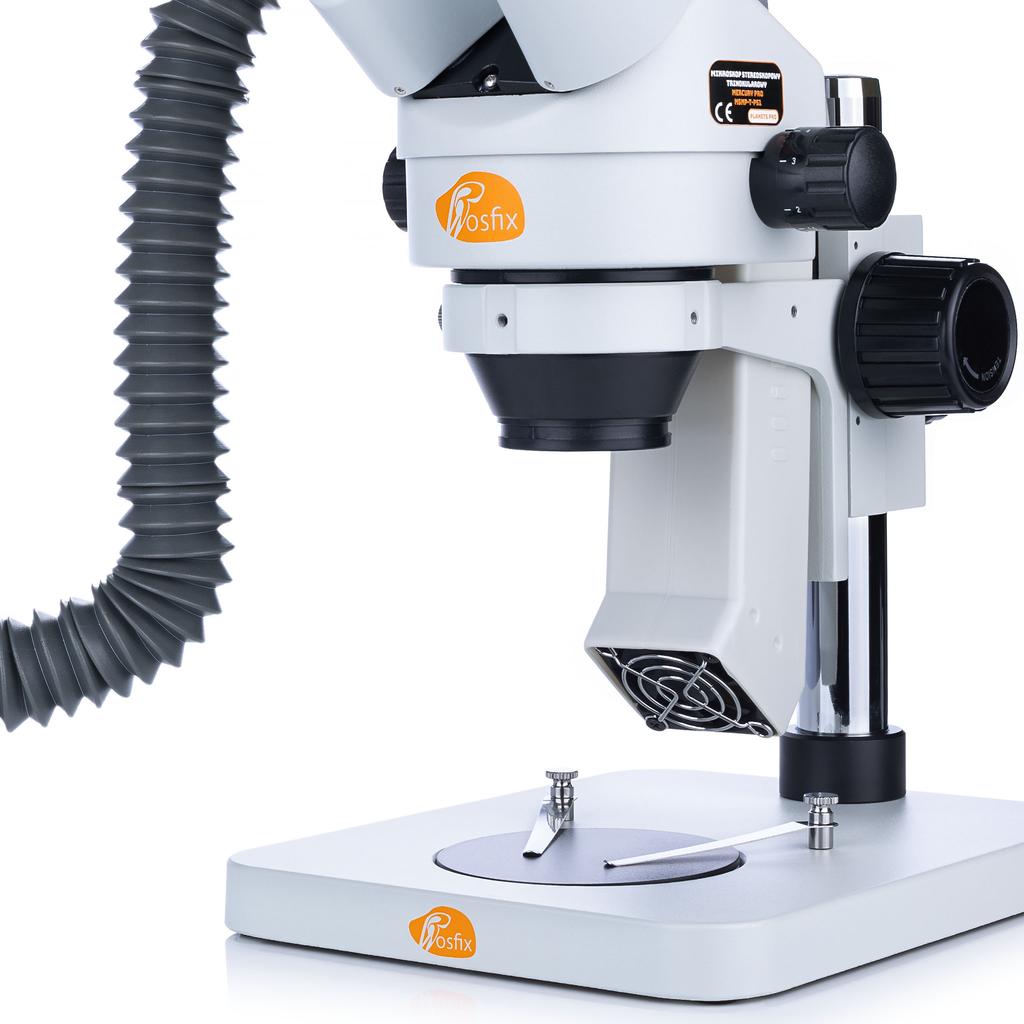 Fume extractor for the Rosfix stereoscopic microscope