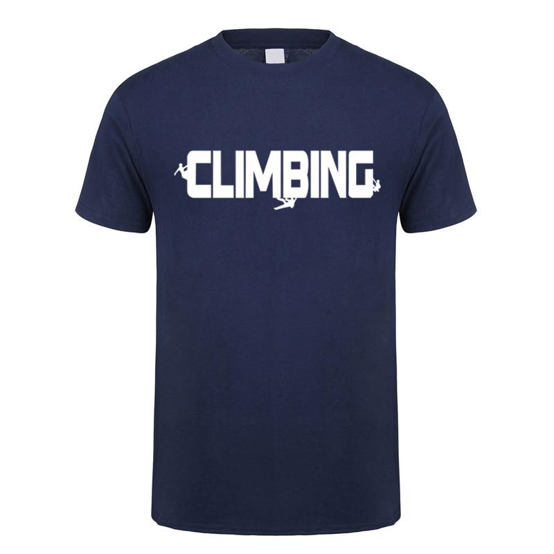Funny Climbing T Shirt Mens Cotton Short Sleeve Climb Mountain Tshirt Climber Gift Top Tees