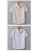 Men's Summer Business Casual Linen Short-Sleeve Shirt