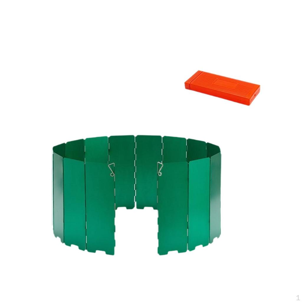 Camp Stove Windscreen Wind Protection Folding Portable Compact Lightweight Shade