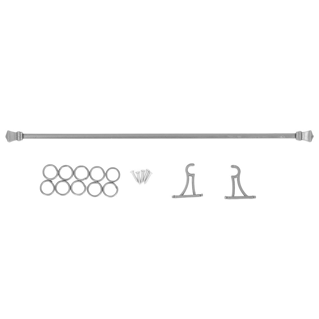 1:12 Scale Dollhouse Curtain Rod High Simulation Vivid Alloy Miniature Curtain Rail Rod for