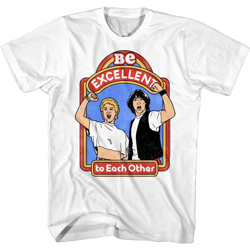 Bill Ted Be Excellent Storybook Men T Shirt XXXXL