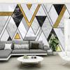 3D Mural Nordic Retro Gold Fresco Restaurant Cafe Living Room Background Wall Paper Art Home Decor Wallpaper