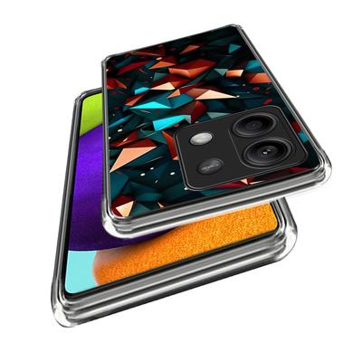 Pro Xiaomi Redmi Note 13 5G Pouzdro Náraz pohlcující TPU Vzor Tištěný Kryt na telefon