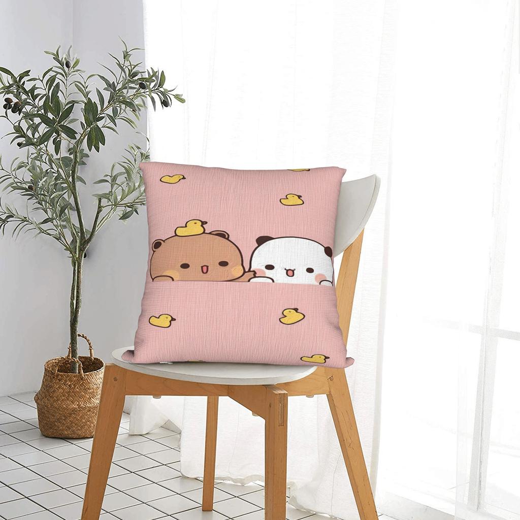 Bubu Dudu Pillow Cover  Comfy Cushion Cover Fashion Pillow Case For Living Room Bed Chair