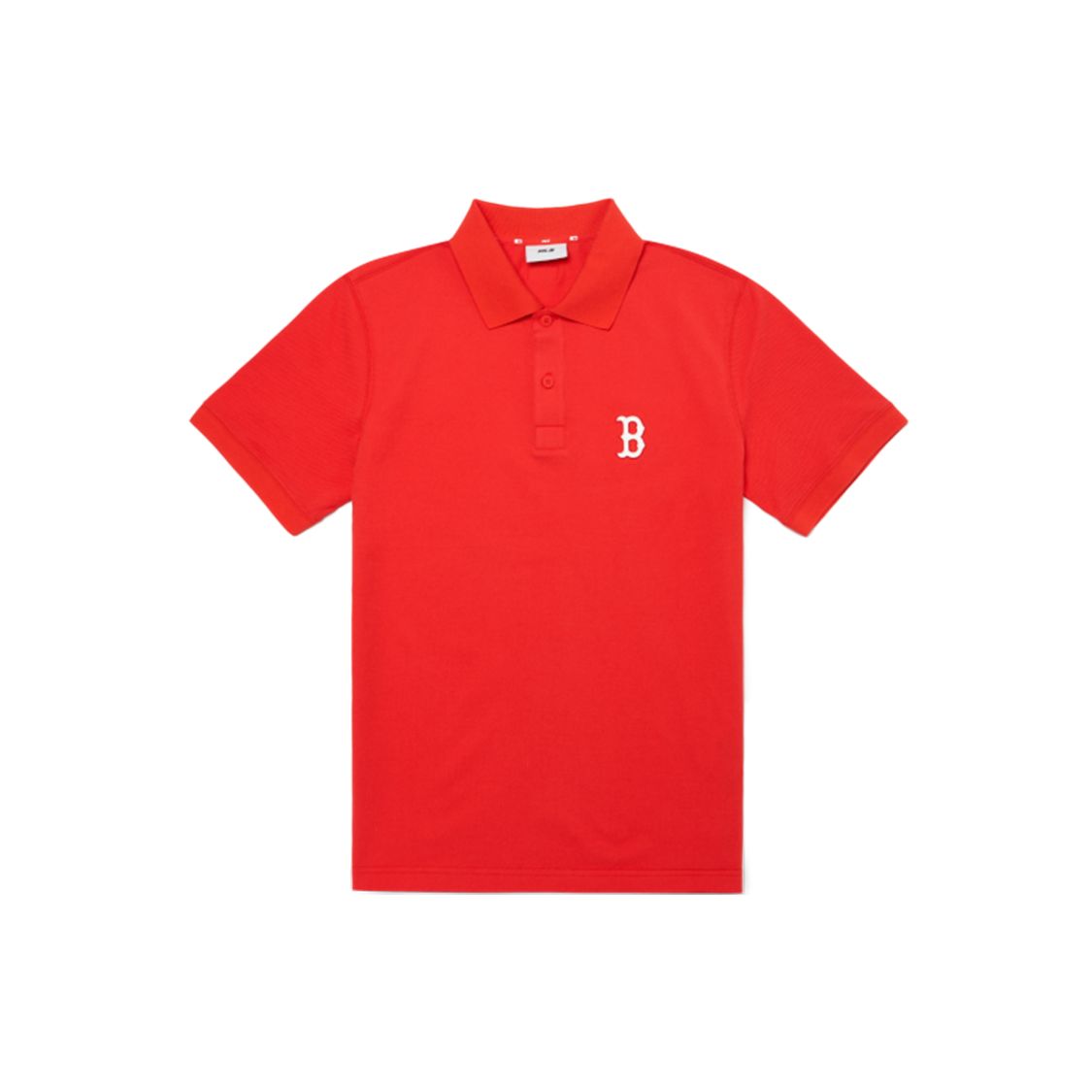 MLB Boston Red Sox Basic Slim Fit Kurzarm Poloshirt Herren Oberteile 3LPQ01023-43RDL L white