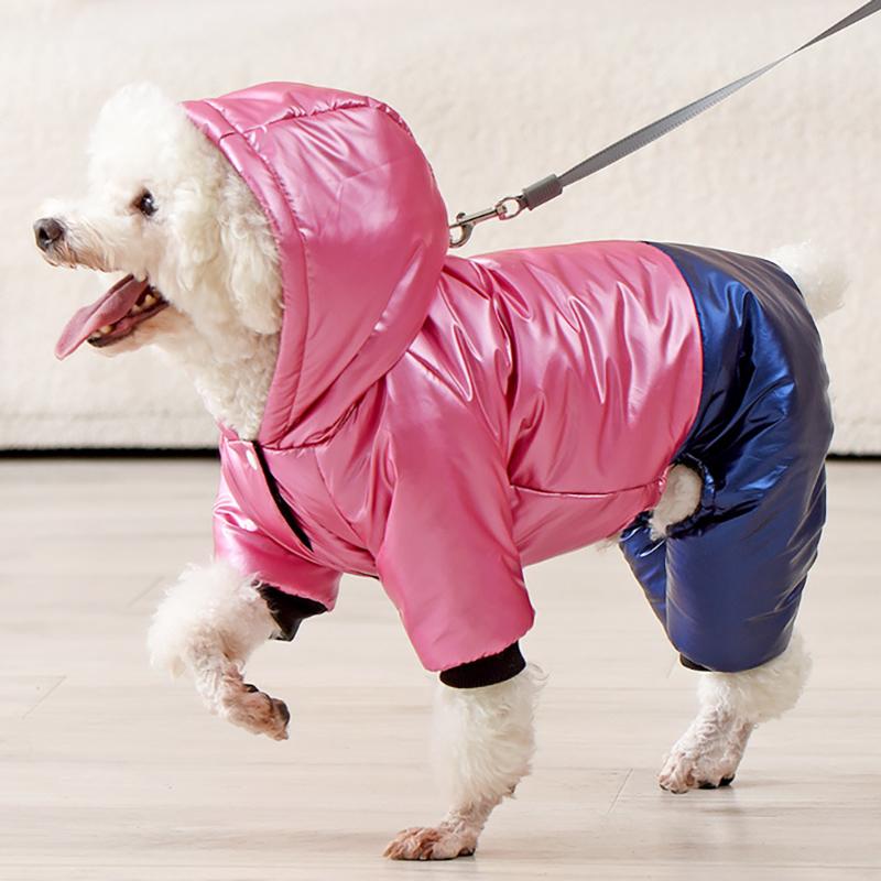New Winter Pet Dog Clothes Waterproof Warm Down Jacket For Small Dogs Pets Coat Cotton Hoodies For Chihuahua Puppy Clothing