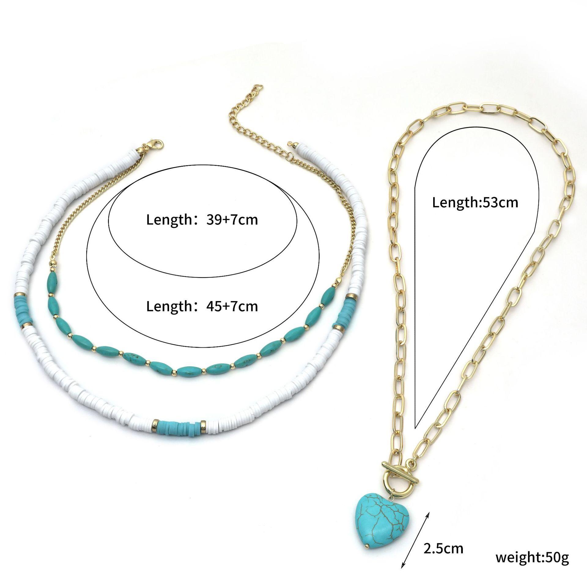 

Ожерелье для женщин Натуральное бирюзовое ожерелье Аксессуары Винтажные ожерелья Ins Ювелирные изделия Богемные ожерелья Красивое элегантное ожерелье для нее