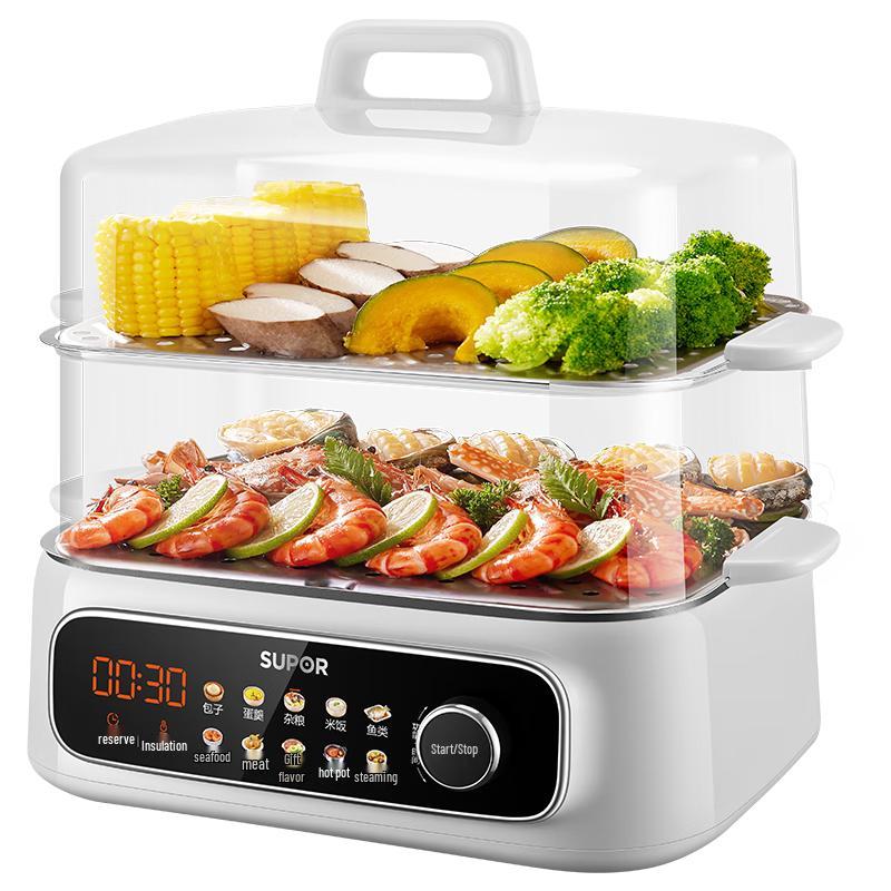 Supor 18L Multi-function Electric Steamer and Hot Pot (ZN30FC869) CN plug (adapter included)