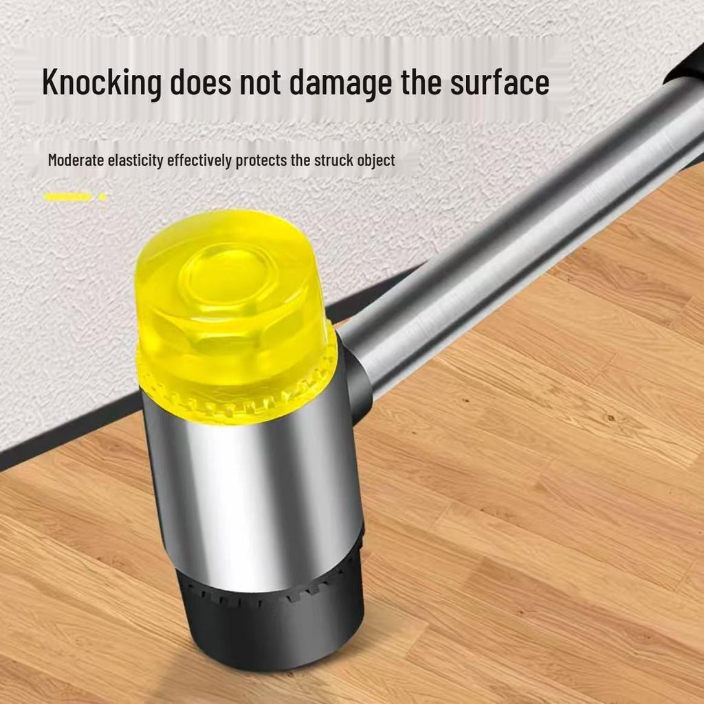 Multi-Use Rubber Hammer for Flooring, Tiling, and Decoration