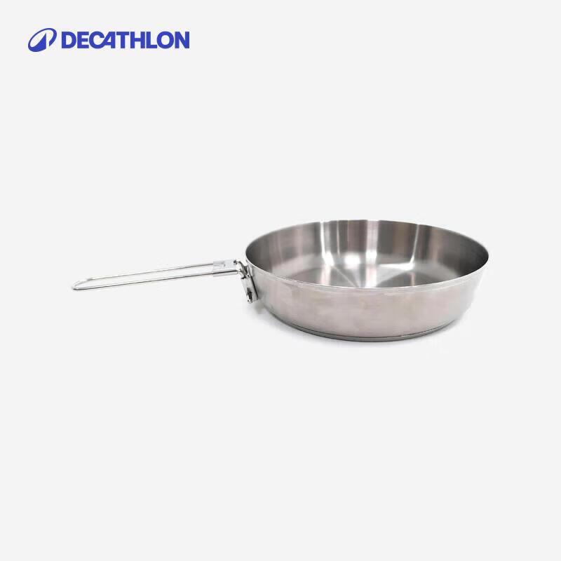 Decathlon MH100 Stainless Steel Camping Frying Pan 1.2 Liter