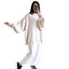 European & American Women's Autumn 2025 Lazy Style Long Dress Sweater Two-Piece Set