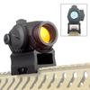 R5 1x20mm 2 MOA Red Dot Sight Reflex Riflescope Hunting Scope With Mount Riser 20mm Rail Co-Witness Holographic AR15