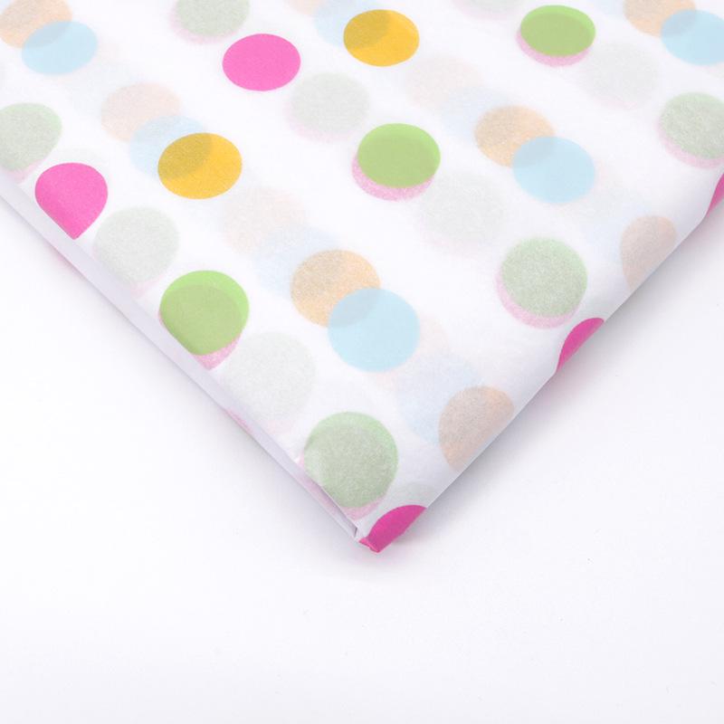 Gold & Silber Blumenmuster Seidenpapier - Punkt- & Streifendesigns für Frischblumenverpackung