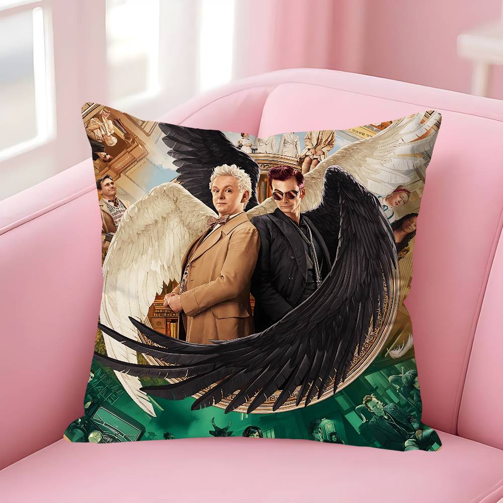 TV GGood OOmens Pillow Cases for Bedroom Living Room Sofa Home Decor Polyester Cushion Cover with Zipper 30x30cm