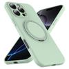 For iPhone 15 Pro Case Compatible with MagSafe Kickstand PC+Silicone Phone Cover