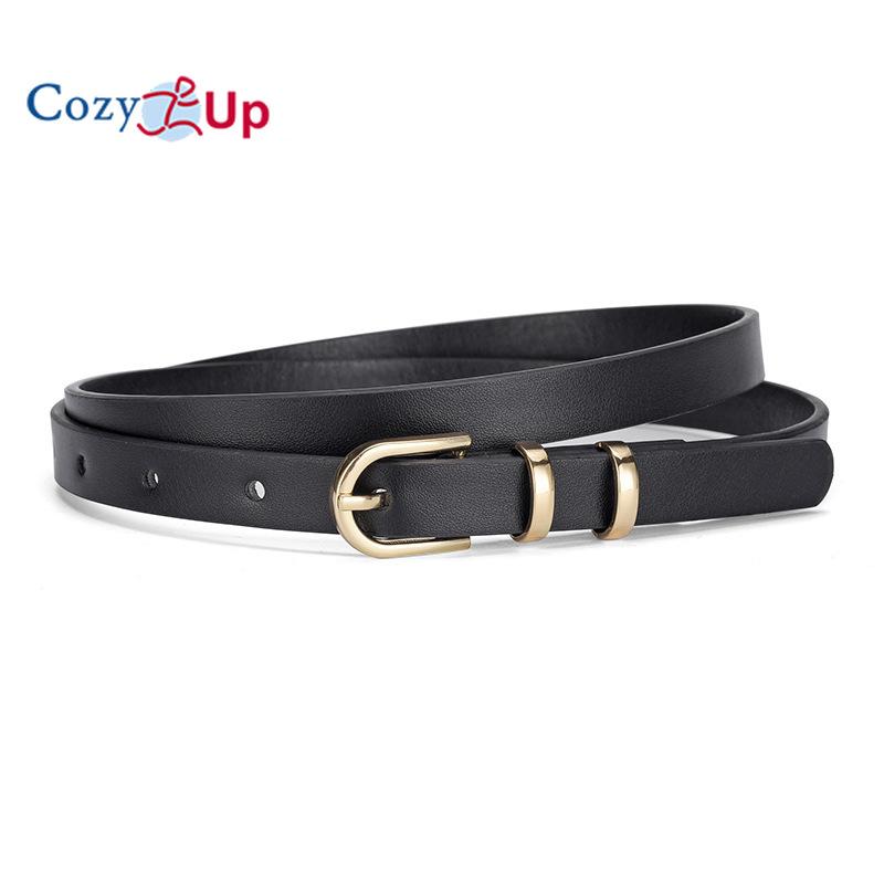 Ladies Dress Decoration Thin Waist Belt Millennium Y2k Simple Belt