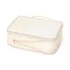 Franc Franc Japan BicoLor Satin Compression Organizer L Mint X Ivory