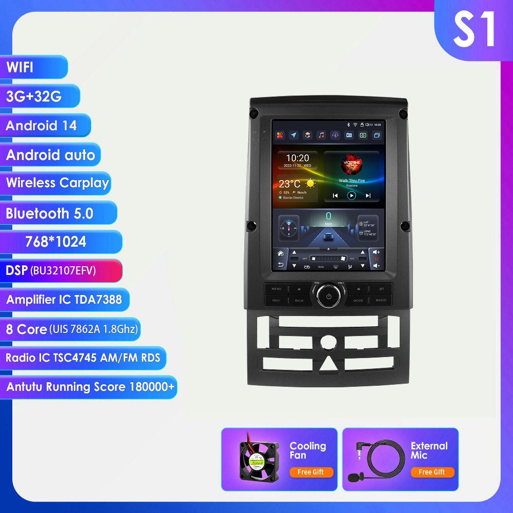 

Hizpo 9.7 AI Беспроводной CarPlay Android Auto Автомагнитола для Peugeot 407 SW CC 2004-2011 Стерео Мультимедиа GPS Головное устройство Экран WIFI Интеллектуальный экран S1 8Core 3G 32G