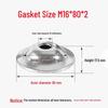 Stainless Steel Bowl-Shaped Adjustable Foot Washer for Pot Lids