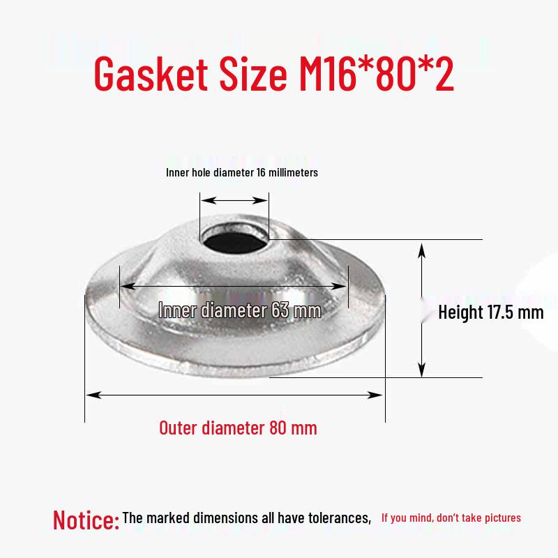 Stainless Steel Bowl-Shaped Adjustable Foot Washer for Pot Lids