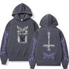 Rock Band Mayhem De Mysteriis Dom Sathanas Skeleton Graphic Hoodie Men'S Women'S Death Black Metal Gothic Punk Hooded Sweatshirt