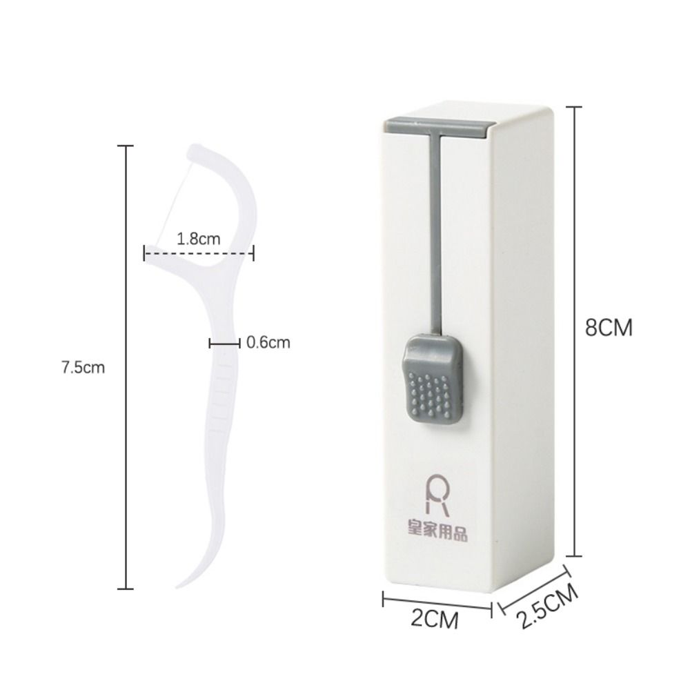 With Storage Box Interdental Cleaning Tool Portable Floss Dispenser  Traveling