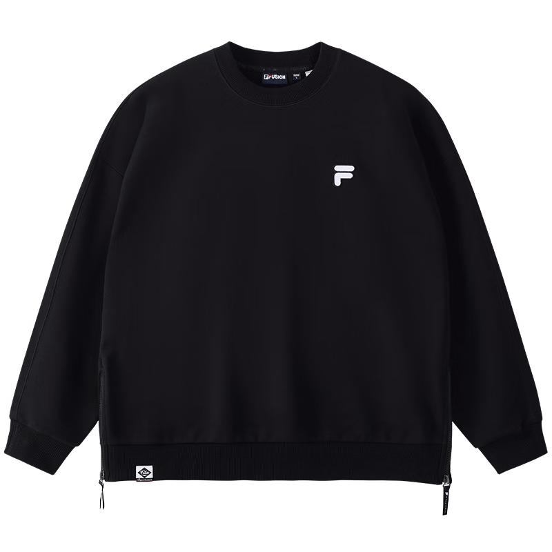 FILA FUSION Unisex Trendy Knit Pullover Sweatshirt