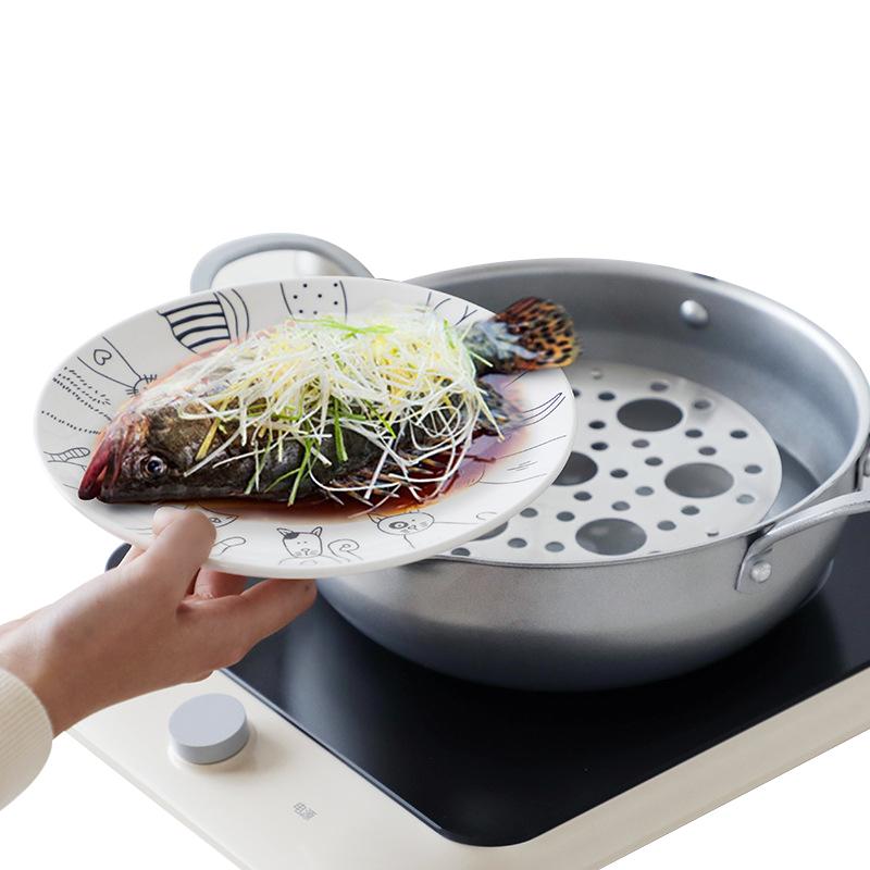 New 7 Hole Stainless Steel Egg Cooker High Temperature Resistant Steamed Egg Tray Food Grade Complementary Food Tools