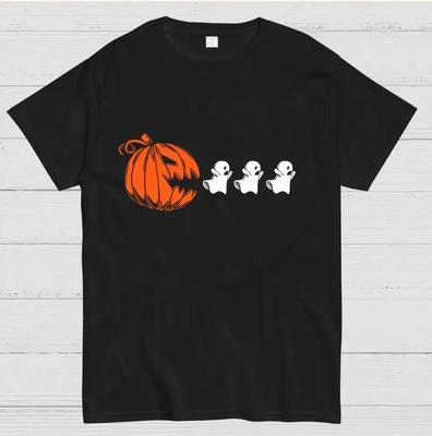 Lustiges Halloween Geist Geeky T-Shirt