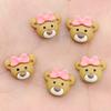 20Pcs New Cute Mini Cartoon Butterfly Junction Little Bear Flat Back Resin Diy Jewelry Hairpin Craft Decoration Accessories A89
