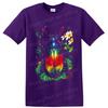 Rainbow Scarab Beetle T Shirt Botanical Floral Nature Art Graphic Tee for