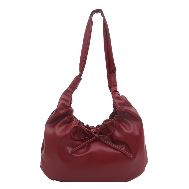 Shoulder Bag for Women Soft Foldable Vegan Leather Crossbody Bags Tote Hobo HandBag Underarm Purses Slouchy Hobo Bags and Tote Bag Women's Y2K Purse