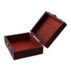 Wood Storage Box Antique Style Jewelry Box Durable Treasure Chest  Ring