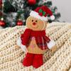 Soft Fabric Christmas Gift for Kids Gingerbread Plush Doll Decoration, Stuffed Boy Girl Warm Atmosphere Holiday Table Decor Ornament Tiered Tray Party